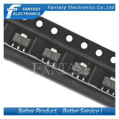

100PCS 78L15 SOT 89 SMD three-terminal voltage regulator circuit new and original free shipping