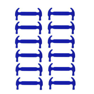 

JUP 1 set 12 Roots Lazy Shoelaces Laces Shoelace Buckle Flat Square Head Bracelet Canvas Leisure Sports Shoes Silicone Elastic