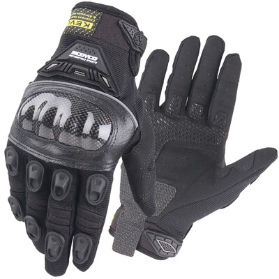 

Saiyu SCOYCO motorcycle riding carbon fiber drop gloves summer leather MC14B-2 red