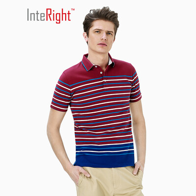 

INTERIGHT cotton POLO shirt mens T-shirt loop color short-sleeved
