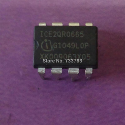 

10pcs/lot ICE2QR0665 Off-Line SMPS Quasi-Resonant PWM Controller with integrated 650V Startup Cell/Depletion CoolMOS In DIP-8