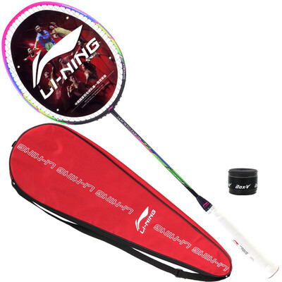 

Li Ning LI-NING badminton racket 5U ultra-light series single storm WS500 blue blue already threaded
