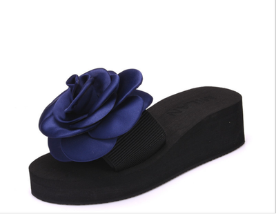 

Simei Xu summer mixed color candy shoes rivets women sandals thick cool sandals women slippers flat black&white punk style jel