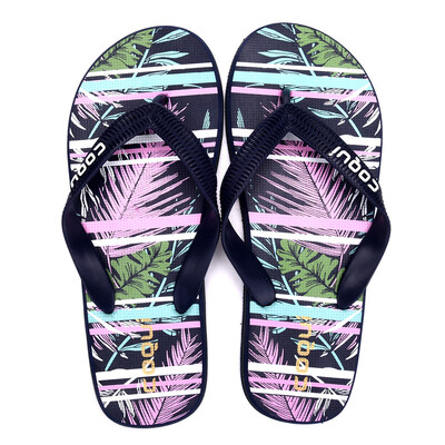 

Cool coqui flip flap anti-skid feet outdoor cool slippers home bathroom sandals male models sapphire blue 42 yards MSP-3011