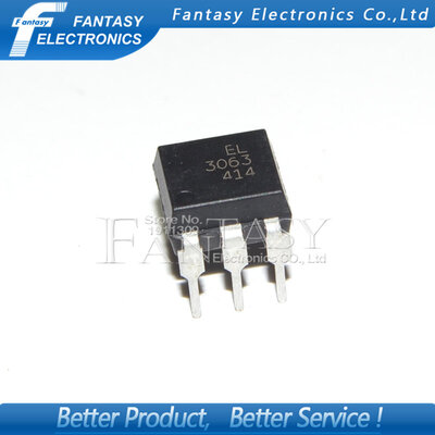 

100PCS EL3063 DIP6 MOC3063 DIP new&original IC free shipping