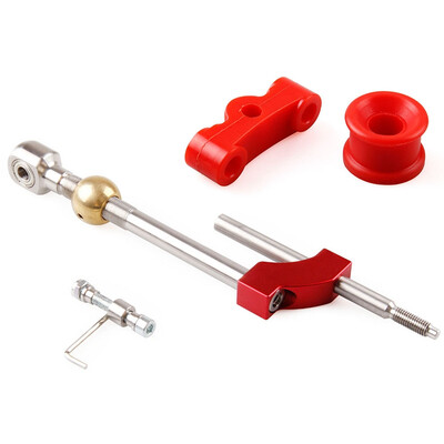 

Ryanstar Racing Adjustable Height Short Shifter With Red polyurethane shifter bushing kit For Civi* Integra CRX B16 B18 B20 D16