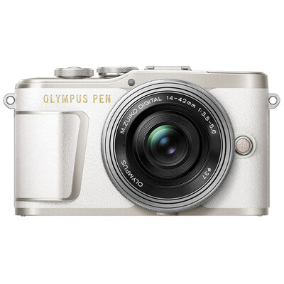 

Olympus (OLYMPUS) E-PL9 14-42 мм EZ White Micro Single Set Bluetooth / WIFI Wireless Beauty Автопортрет 4K Видео