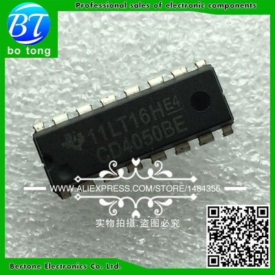 

50PCS CD4050BE DIP16 CD4050 DIP new and original IC free shipping