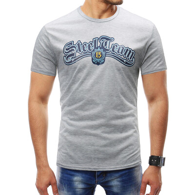 

Male 2018 Summer Brand Short Sleeve Coloured Alphabet Print T Shirt O-Neck Slim Men T-Shirt Tops Fashion Mens Tee Shirt 4XL