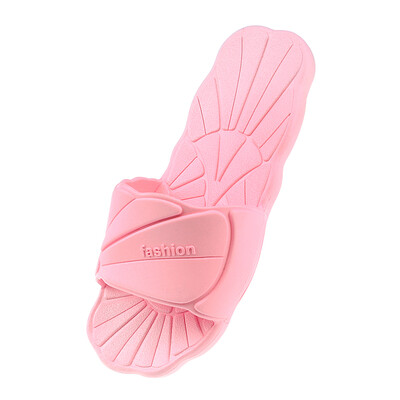 

Royal music slippers couple models home simple soft beach beach drag women YT9066 pink 3738 yards