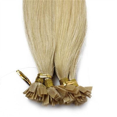

1g/s 100g Human Remy Hair #613 Blonde Keratin Flat tip Hair Extensions