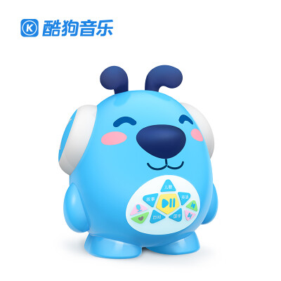 

Cool Dog KUGOU Cool Dog Music Enlighten Speaker Early Learning Machine Intelligent WIFI Sound 0-6 Preschool Puzzle Early Learning WeChat Control English Encyclopedia Questions&Answers Cherry Blossom Powder