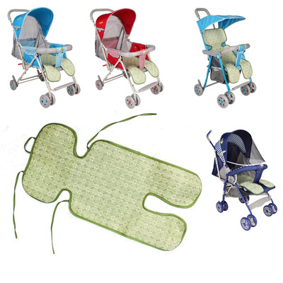 

nicerdicer новых летних коляску тележки коляску коврик малыш льна завод волокна коляску матс цветок 96536
