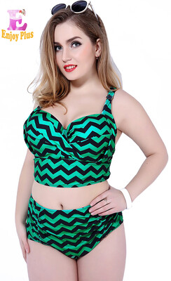 

XL XXL 3XL 4XL 5XL plus size new summer 2018 women bikini brazilian big size sexy swimwear triangle swimsuit two piece striped