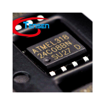 

10PcsLot 24C08 AT24C08 AT24C08N-10PU-27 SOP-8 2-Wire Serial EEPROM 8K BIT