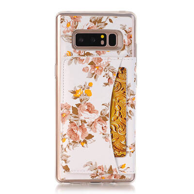 

ChuanDaiZhe для Samsung Galaxy Note 8 TPU Shockproof Мягкая задняя крышка / кронштейн / карта / защитный чехол