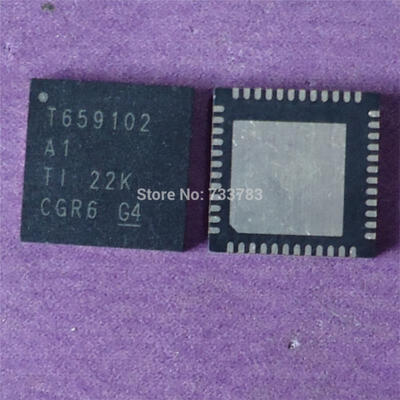 

2pcslot TPS659102 T659102 Integrated Power Management IC w 4 DCDCs 8 LDOs&RTC in 6x6mm QFN