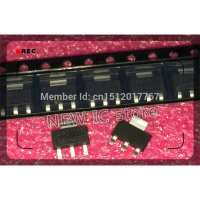 

Free shipping 100pcs AMS1117-1.8 LD1117 LM1117 1.8V 1A SOT-223 Voltage Regulator 100% new
