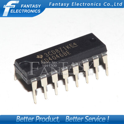 

50PCS CD4046BE DIP16 CD4046 DIP new and original IC free shipping