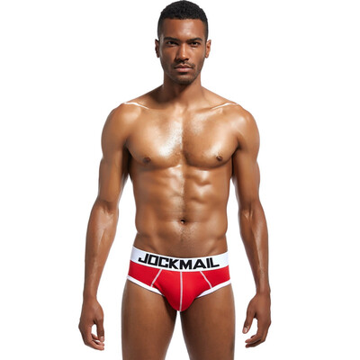 

JOCKMAIL Mens Underwear Mens Triangle Underwear Comfortable Cotton Sweat-absorbent