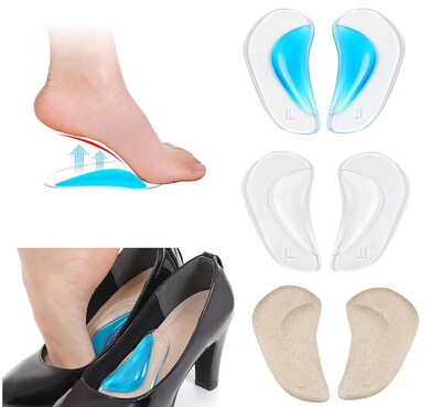 

Arch Support Insoles Flat Feet Correction Gel Orthopedic Orthotic Cushion Relieves Pain Reduces Pressure