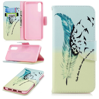 

BEFOSPEY Painting PU LeatherSoft TPU Card Slot Stand Wallet Case For Huawei P2058