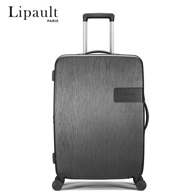 

Lipault suitcase sleek minimalist universal wheel trolley case 25 inch men&women travel suitcase boarding hard box AU916002 charcoal gray