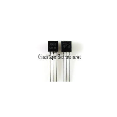 

100PCS 2SA970 2SC2240 50PCS A970 50PCS C2240 TO-92 Bipolar Transistors - BJT NPN