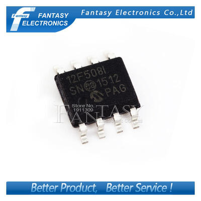 

50PCS PIC12F508-ISN SOP8 PIC12F508 SOP PIC12F508-I SMD 12F508I new&original IC free shipping
