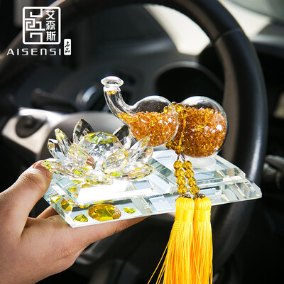 

AISENSI car perfume car perfume seat swan crystal ornaments Yang Tian Gao Ge purple