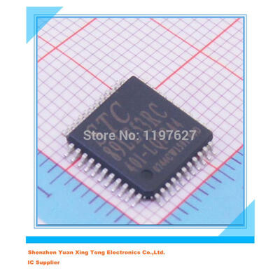 

10PCSLOT STC89LE53RC-40I STC89LE53RC STC89LE53RC-40I-LQFP44G LQFP Original electronics IC kit