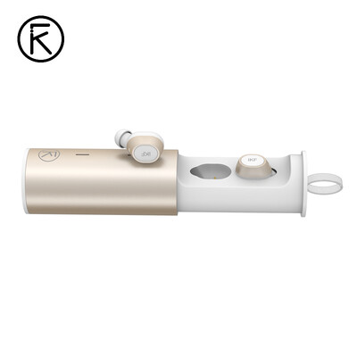 

iKF X Air Wireless Bluetooth In-Ear Headset Sports Mini Earbuds with Charging Case for iPhoneAndriod Gold