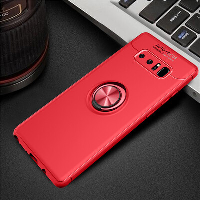 

Samsung Galaxy Note8 Luxury Metal Ring Magnetic Bracket Shockproof Cooling TPU Phone Case