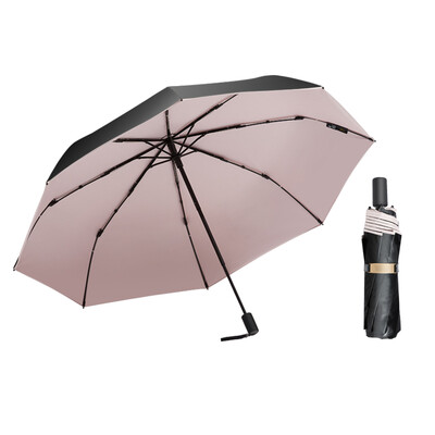 

Obolts sun umbrella female anti-UV ultra light tri-fold umbrella mini round folding sunshade sun umbrella macaron pink
