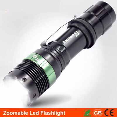 

Zoom LED Flashlight 18650 Rechargeable Camping Portable Light Tactical Bicycle Cycling Torchlight Waterproof Bike Torch