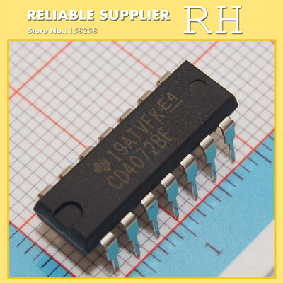 

100PCS/lot CD4072BE CD4072 DIP-14