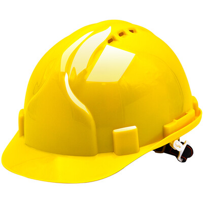 

Paola helmet yellow with venting ABS power site engineering industrial building flood control anti-shock 5998