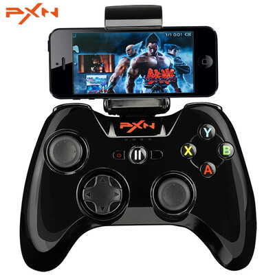 

PXN - 6603 MFi Certified Speedy Wireless Bluetooth Game Controller Portable Joystick Vibration Handle Gamepad for iPhone iPad