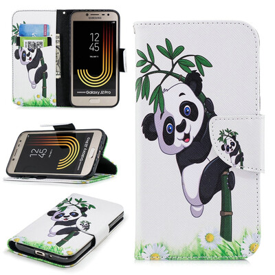 

BEFOSPEY Painting PU LeatherSoft TPU Card Slot Stand Wallet Case For Samsung Galaxy J2 Pro2018 J2201850