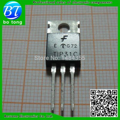 

Free shipping TIP31C TIP31 3A 100V TO220 original&new 10PCSLOT