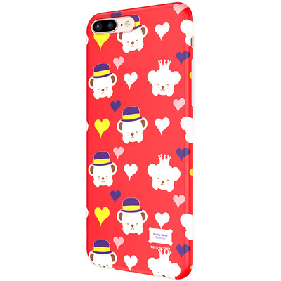

Teddy Collection Apple 87Plus Mobile Shell iPhone87Plus Cartoon Cover All-inclusive Silicone Soft shell Colorful Teddy