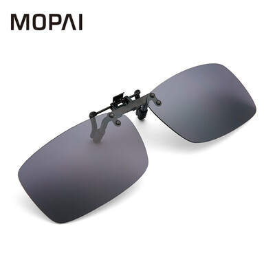 

Mopai Classical Myopia Clips Sunlight Driving Mirror Polarized Sunglasses Sunglasses M6120 Gray Medium Medium Gift Box