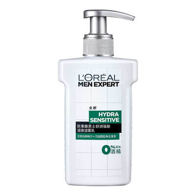 

L'Oreal LOREAL Увлажняющий очищающий крем для лица 150ml (Увлажняющий крем для лица Cleanser для мужчин успокаивает кожу)