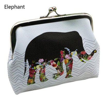 

Women Mini Printing Owl Bird Flower Wallet Card Holder Case Coin Purse Clutch Handbag Bag