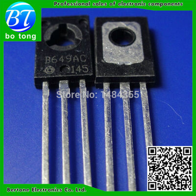 

50pcs free shipping 2SB649AC TO-126 2SB649 B649A B649 Silicon PNP Epitaxial