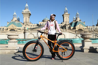 

Ship Form RU 7/21/24/27 Speed 26x4.0" Fat bike Mountain Bike Snow Bicycle Shock Suspension Fork bicicleta