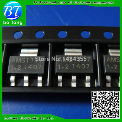 

Free Shipping 100PCSLOT Original AMS1117-12V AMS1117-12 AMS1117 LM1117 1117 Voltage Regulator We only provide good quality