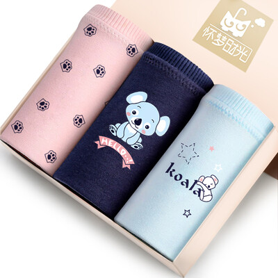 

Dream Time 3 Pack Physiological Pants Safety Leakage Ms Waist Panties Cute Meng Koala XL
