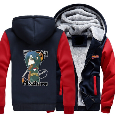 

Autumn Winter sweatshirt man fashion MADARD One piece Anime LUffy hooded full sleeve thick hoodies USA size
