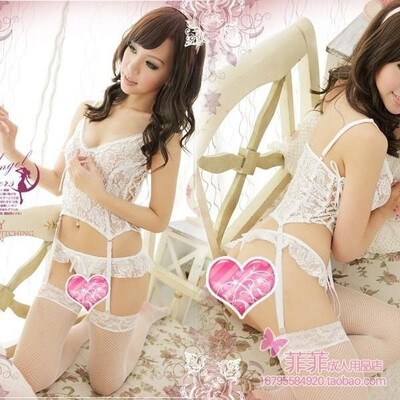 

Sexy Lingerie Babydoll Nightdress Women Garter Sleepwear Sexy Lace Dress
